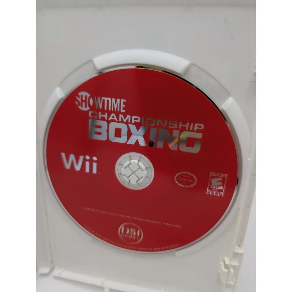 Showtime Championship Boxing Nintendo Wii, 2007 CIB‎ Complete